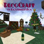 установить мод деко крафт. DecoCraft Mod for Minecraft 1710 9. установить мод деко крафт фото. установить мод деко крафт-DecoCraft Mod for Minecraft 1710 9. картинка установить мод деко крафт. картинка DecoCraft Mod for Minecraft 1710 9. Мод DecoCraft добавит в майнкрафт много мебели, декоративных вещей и детские игрушки, с данным модом вы сможете украсить свой дом и сделать его очень реалистичным и похожим на настоящий дом человека.Мод добавит много видов окно разного цвета, много мебели, шкафы, декоративные музыкальные инструменты, ударные, пианино, рояль, мебель для ванной комнаты, унитазы, краны, писсуары, раковины и даже вантус.Кучу разновидностей кроватей, тумобчек и комодов для спальни. Тенты, мусорные бачки, уличные вазы для оформления территории рядом с домом.Декорации для кладбища, скелеты, гробы, надгробия.Новые двери, заборы, в том числе колючую проволоку.Декор еды, утварь для стола и красивая еда которую можно поставить на стол.Праздничный декор, подарки, снеговики, олени, елка, венки, оформление для нового ода.Декор для кухни, разные шкафы, тостеры, холодильники, микроволновки, обеденные столы и стулья, в том числе со скатертью.Предметы для освещения, люстры, настольные лампы, ночники. Мебель для гостиной, диваны, кресла, стулья.Оформление для магазинов, тележки, кассы, банкоматы, прилавки с едой.Оформление офиса, стулья, рабочие столы, кулер.Декор связанный с наукой и медициной, спортом. Очень много разных игрушек и кукол, разной формы и размеров.Декор техники, телевизоры, приставки, камеры, ноутбуки и компьютеры.Оформление для двора, будки, пугало, фонтаны, зонты, шезлонги.