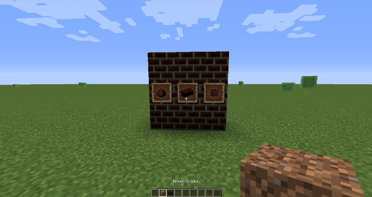 Brown Bricks in Miney Crafta Mod [1.12.2] / Моды на Майнкрафт / Geroncraft