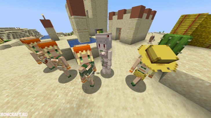 Cute Mob Models Resource Pack 1 14 4 1 13 2 1 12 2 Ckachat Tekstur Pak Na Majnkraft 64x64 Geroncraft