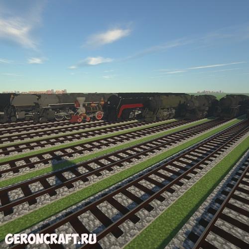 Steam n rails 1.20 1. Immersive railroading 1.12.2 вагоны. Паровоз в МАЙНКРАФТЕ мод. Локомотив для маинкрвафта. Текстур пак на железную дорогу.