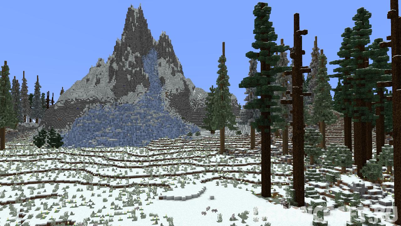 17. 12. Майнкрафт мод на старую генерацию мира. Realistic terrain generation 1. 2.
