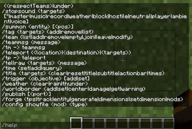 Compact Help Command [26.1.2] [1.21.11] [1.20.6] [1.19.4] [1.18.2] [1. ...