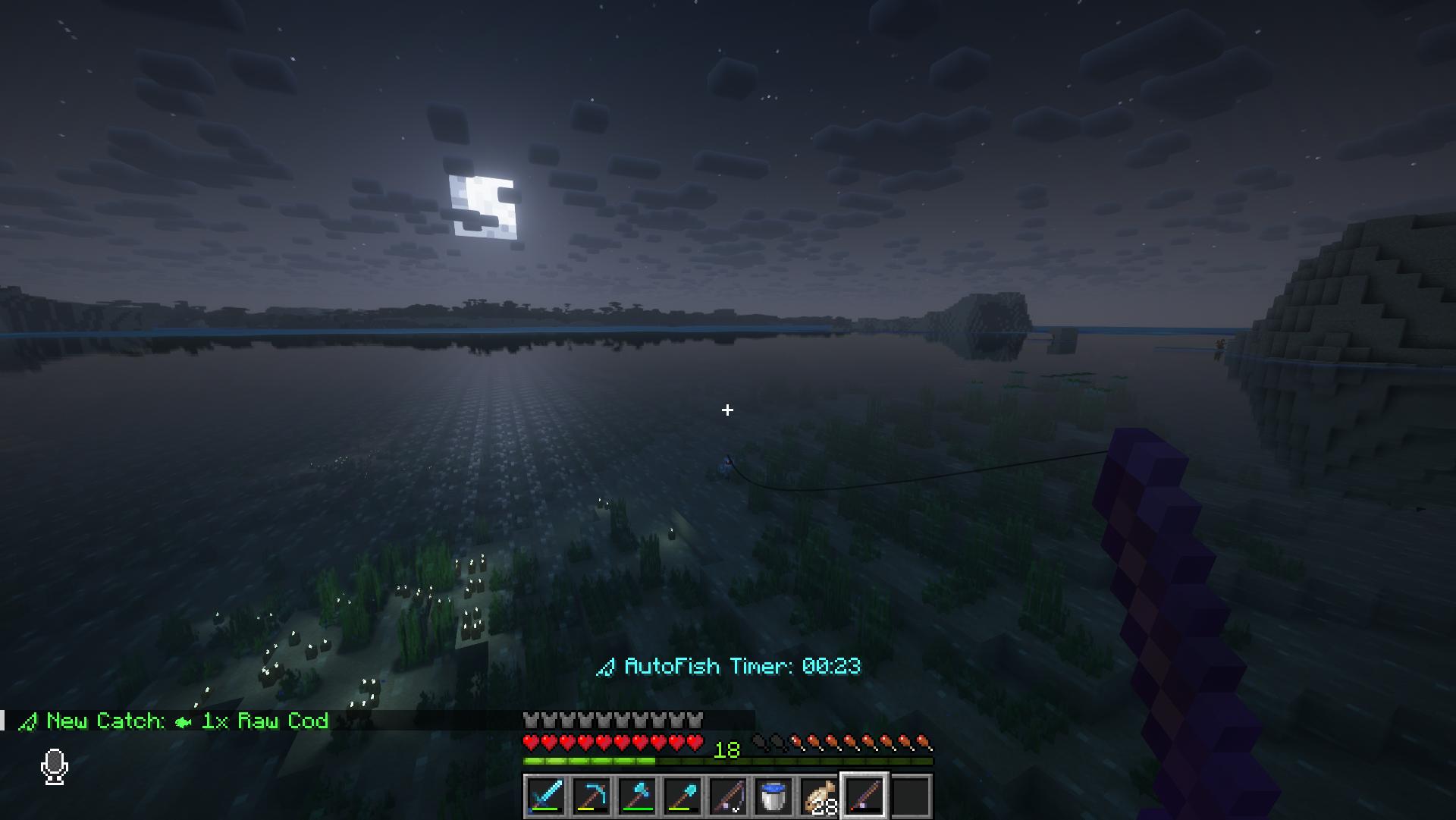 AutoFish [1.21.10] / Моды на Майнкрафт / Geroncraft