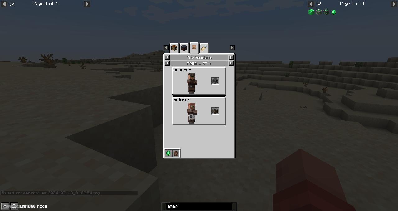 EMI professions (EMIP) [1.21.1] [1.20.1] / Моды на Майнкрафт 1.20.1 ...